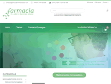 Tablet Screenshot of farmaciamartinezsalazar.com